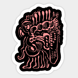 abstract Sticker